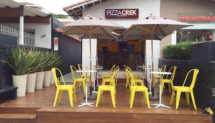 Ótimas franquias de alimentação - Pizza Crek