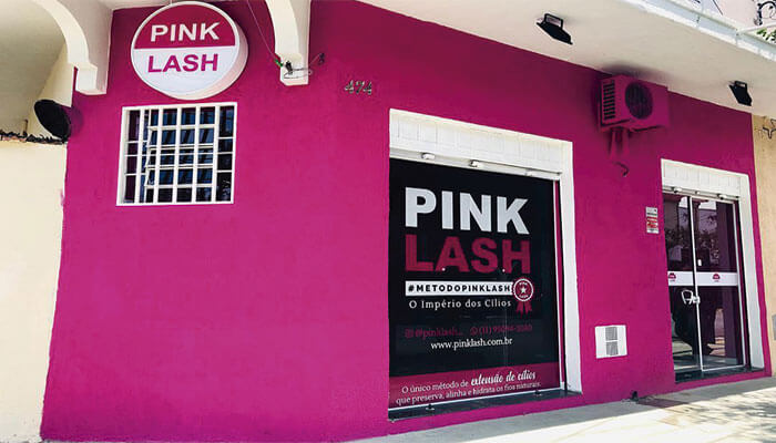 Franquia barata Pink Lash