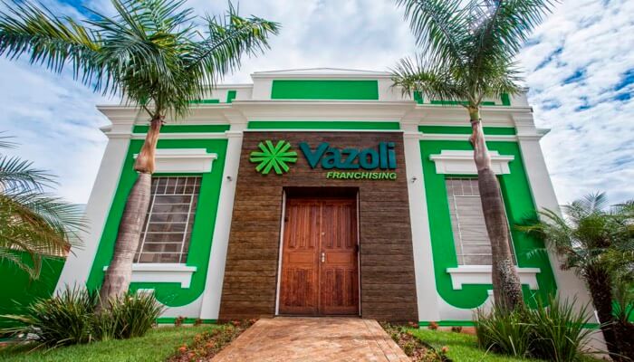 franquia Vazoli - fachada de uma franquia tradicional